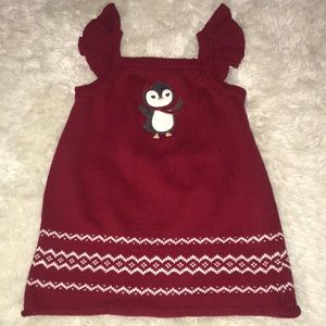Gymboree Snow Penguin Dress 3T
